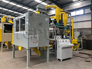 200—300kg/hour Medical Blister Pack Recycling Machine sold in Mexico